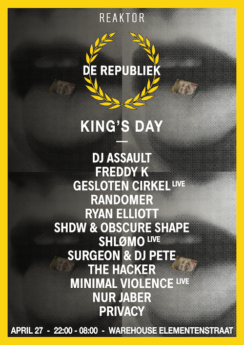 Reaktor presents De Republiek - Kingsday after - Amsterdam _ Techno Moves